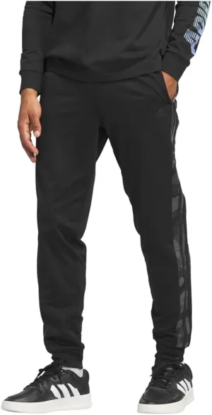 adidas Men's Essentials Camouflage Tricot Track Pants