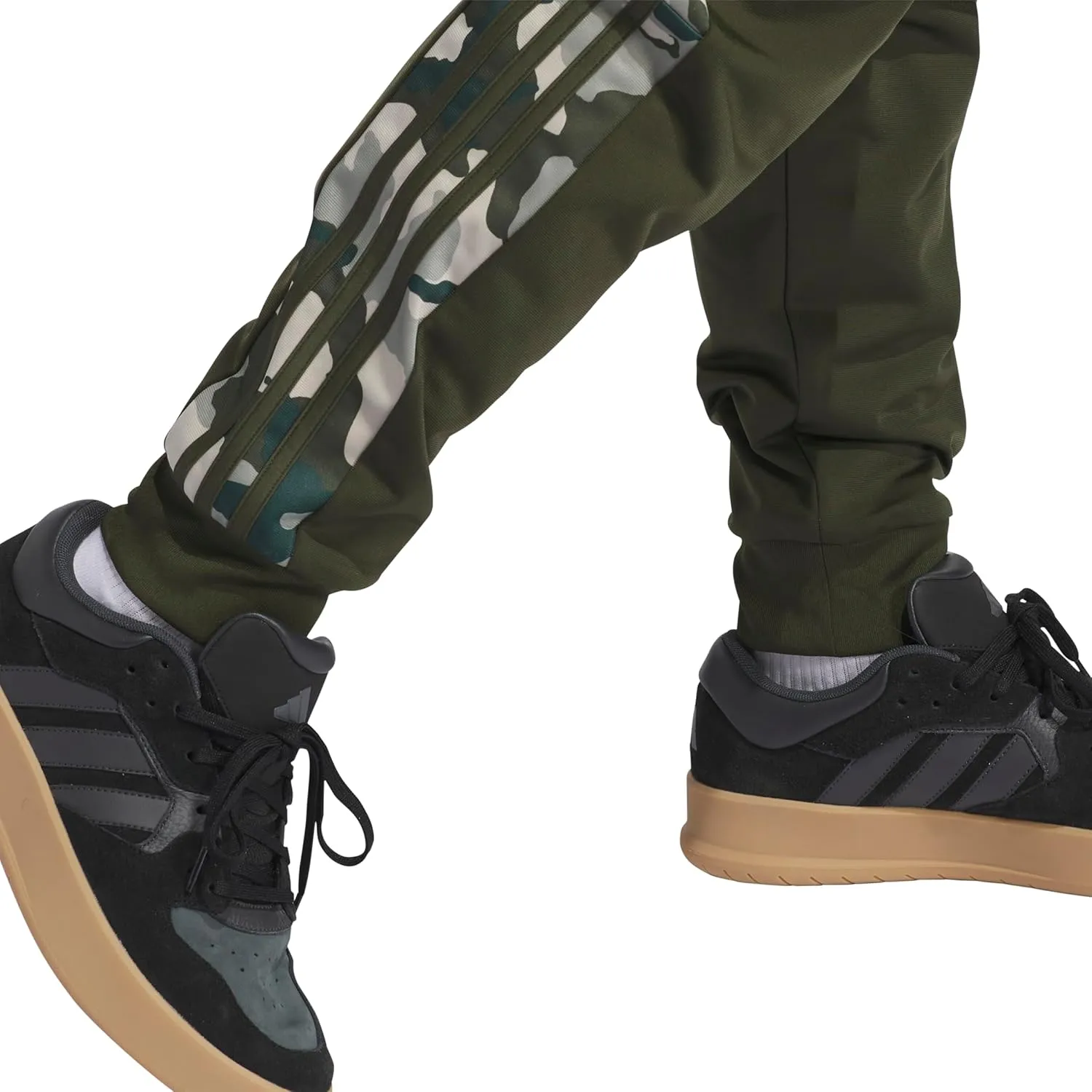 adidas Men's Essentials Camouflage Tricot Track Pants