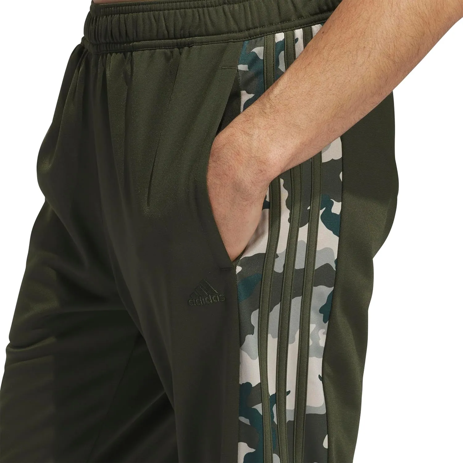 adidas Men's Essentials Camouflage Tricot Track Pants