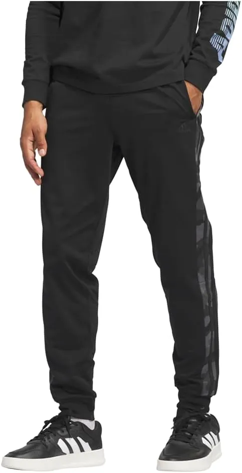 adidas Men's Essentials Camouflage Tricot Track Pants