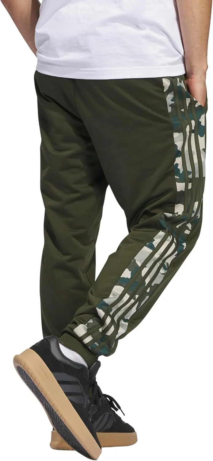 adidas Men's Essentials Camouflage Tricot Track Pants