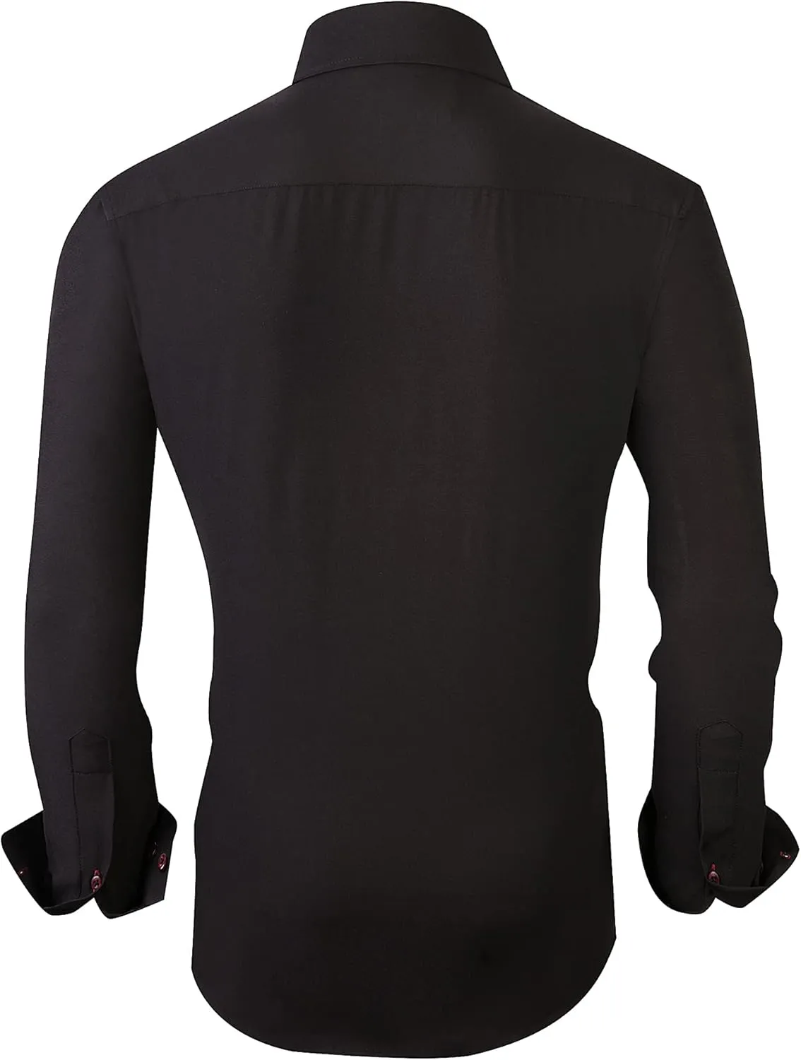 Alex Vando Mens Dress Shirt Wrinkle Free Regular Fit 4-Way Stretch Button Down Shirts