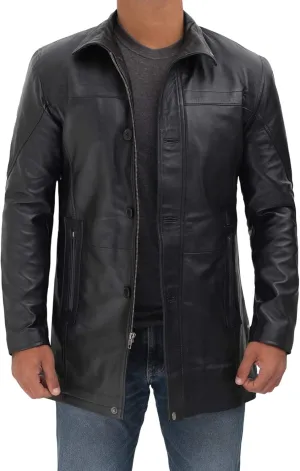 Blingsoul Leather Car Coats For Men - Real Leather Jacket Men
