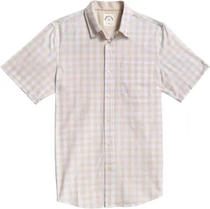 Dubinik® Mens Short Sleeve Button Down Shirts 100% Cotton Plaid Men's Casual Button-Down Shirts with Pocket