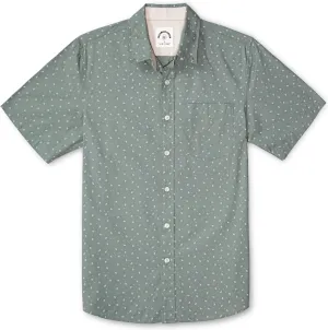 Dubinik® Mens Short Sleeve Button Down Shirts 100% Cotton Plaid Men's Casual Button-Down Shirts with Pocket