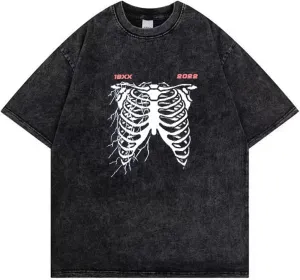 Graphic T Shirts for Men Vintage Distressed Oversized Y2K Grunge Tees