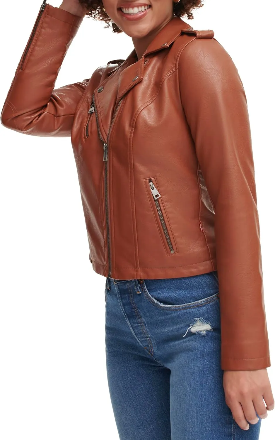 Levi's Women's The Classic Faux Leather Moto Jacket (Regular & Plus Size)