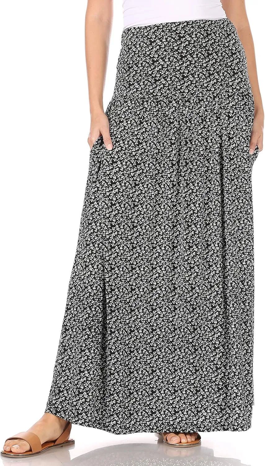 Maxi Skirts for Women Ankle Length Skirt Casual Long Skirt High Waisted Maxi Skirt Reg and Plus Size Skirt Long Skirt