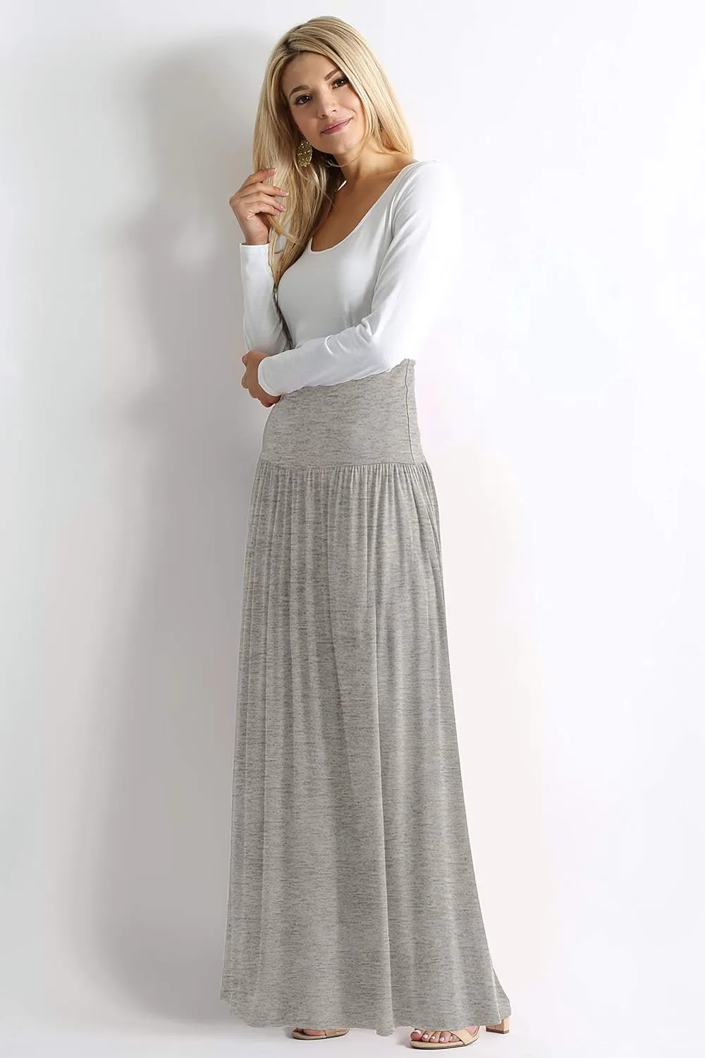 Maxi Skirts for Women Ankle Length Skirt Casual Long Skirt High Waisted Maxi Skirt Reg and Plus Size Skirt Long Skirt