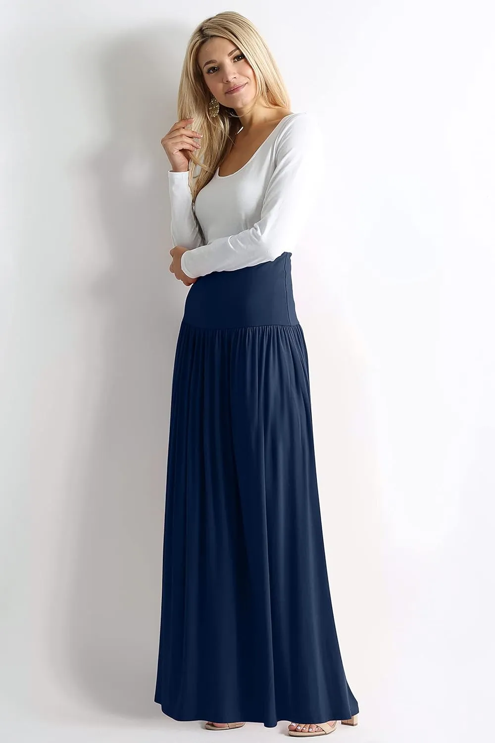 Maxi Skirts for Women Ankle Length Skirt Casual Long Skirt High Waisted Maxi Skirt Reg and Plus Size Skirt Long Skirt