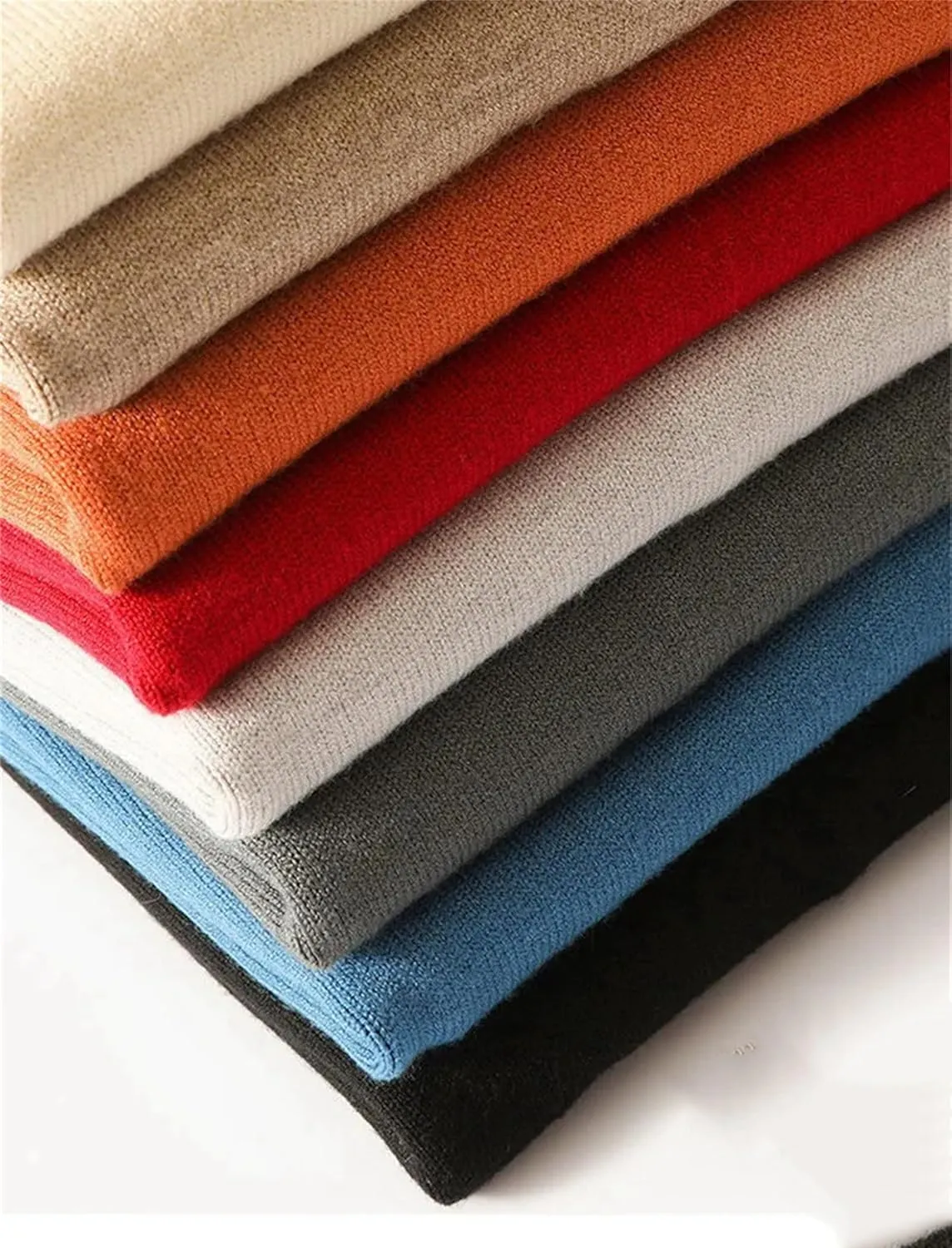 Men's Cashmere Knitted Vest Casual V-Neck Sleeveless Sweaters Jumper Tops