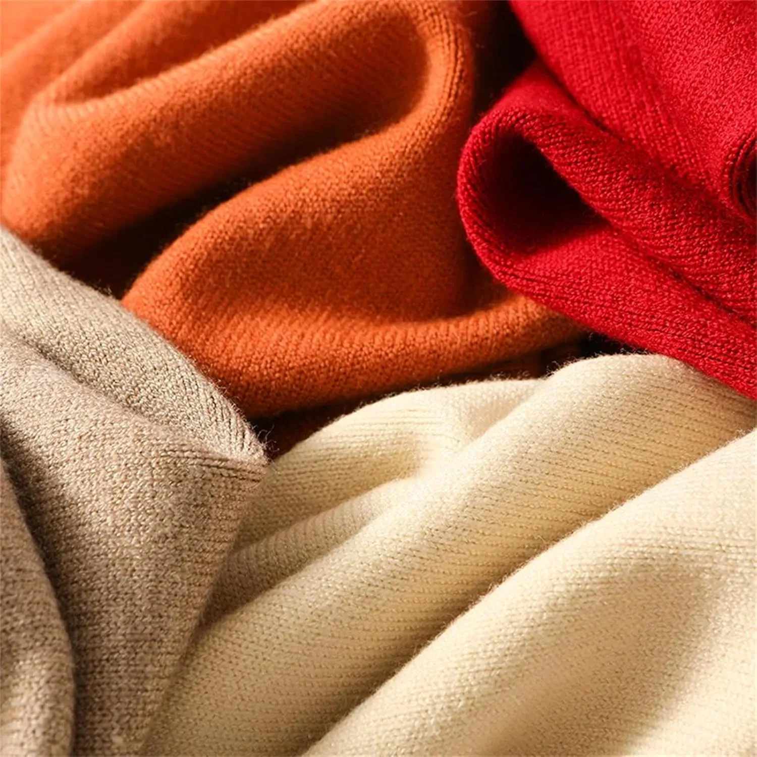 Men's Cashmere Knitted Vest Casual V-Neck Sleeveless Sweaters Jumper Tops