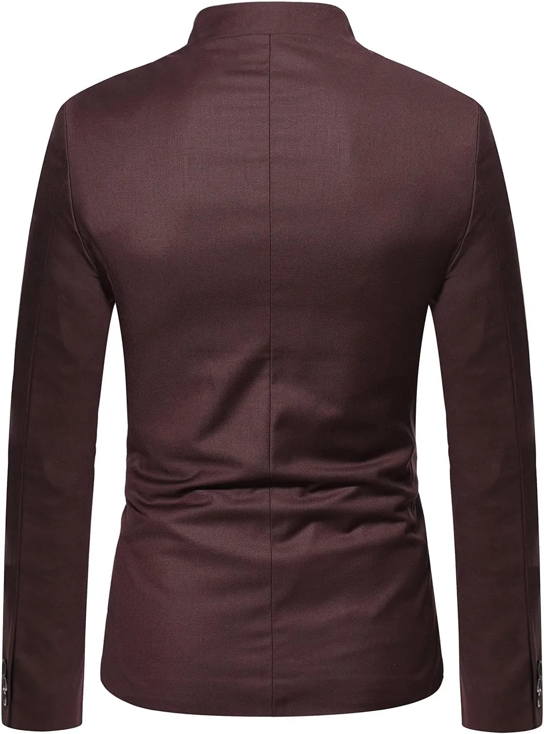 Men's Classic Fit Plaid Casual Blazer Jacket Notched Lapel Two Button Suits Coats Striped Business Blazers Coat