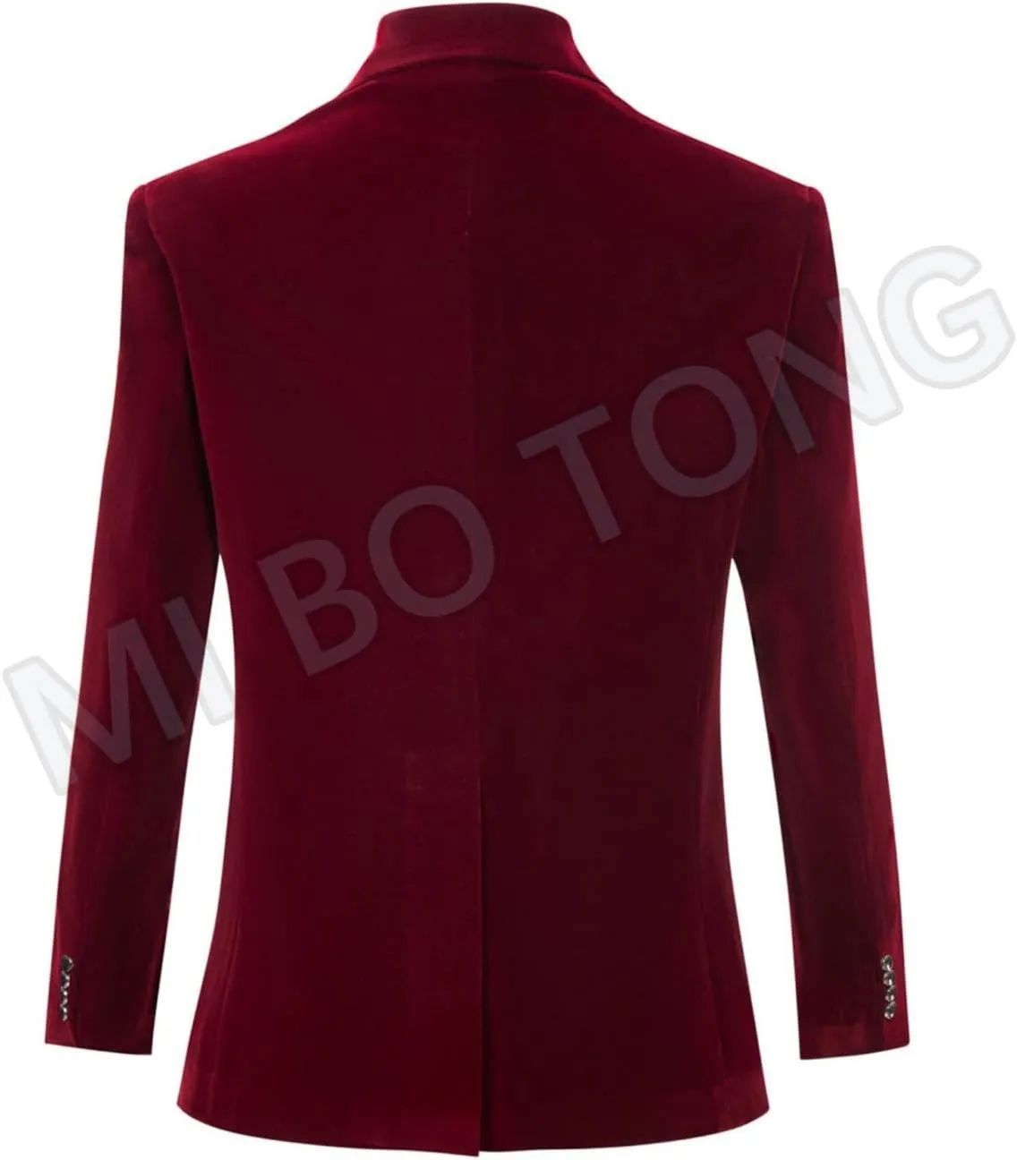 Mens Double Breasted Velvet Blazer Jacket Notch Lapel Dinner Coat Wedding Party Tuxedos Jacket Casual Wear