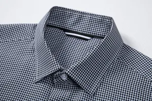 Mens Dress Shirts Stretch Long Sleeve Button Down Shirts Print Regular Fit Casual Busines Shirt