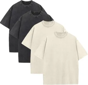 Mens Oversized T Shirts Acid Wash Loose Fit Vintage Washed Tee Shirt Short Sleeve Streetwear Casual T-Shirts Mens Oversized T Shirts Acid Wash Loose Fit Vintage Washed Tee Shirt Short Sleeve Streetwear Casual T-Shirts