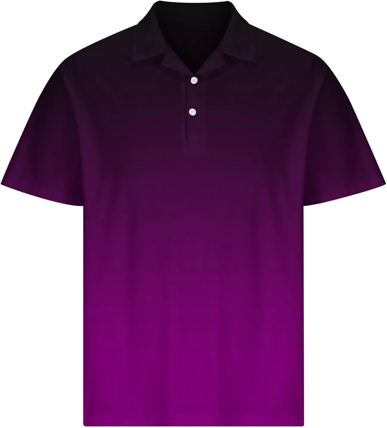 Mens Polo Shirts Short Sleeve Sport Golf Tennis T Shirt Quick Dry Athletic Workout Polo Shirt Gradient Blouse