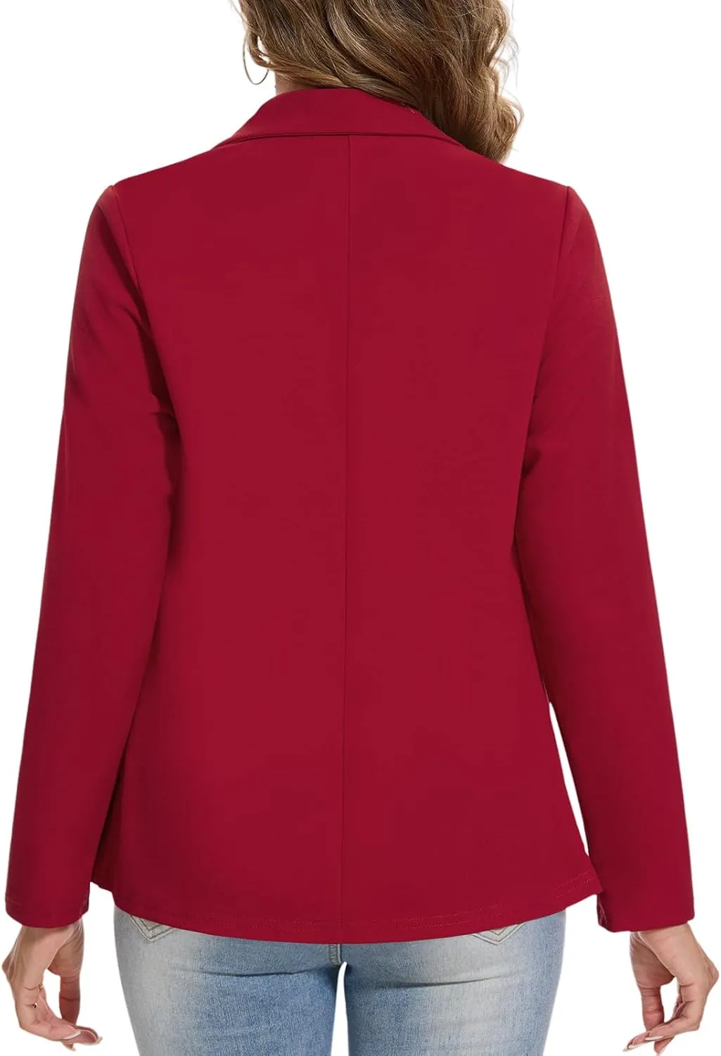 MINTLIMIT Blazers for Women Long Sleeve Button Front Blazer Lapel Business Casual Work Office Suit Jackets with Pockets