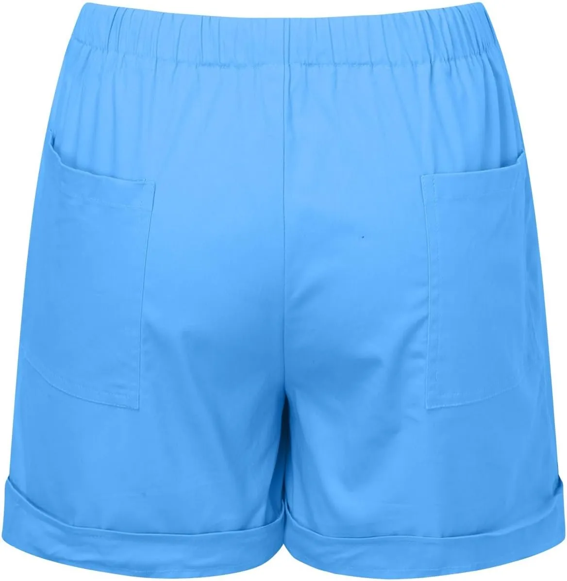 Plus Size Shorts for Women High Waisted Drawstring Cotton Lounge Shorts Pull On Short Casual Pants Summer Outfits
