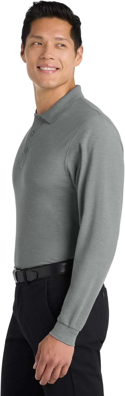 Port Authority Men's Long Sleeve Silk Touch Polo