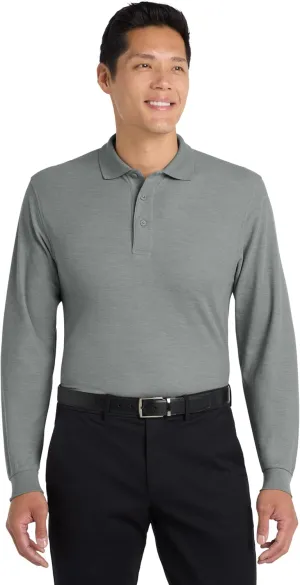 Port Authority Men's Long Sleeve Silk Touch Polo