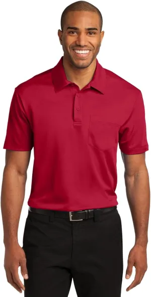 Port Authority Silk Touch Performance Pocket Polo
