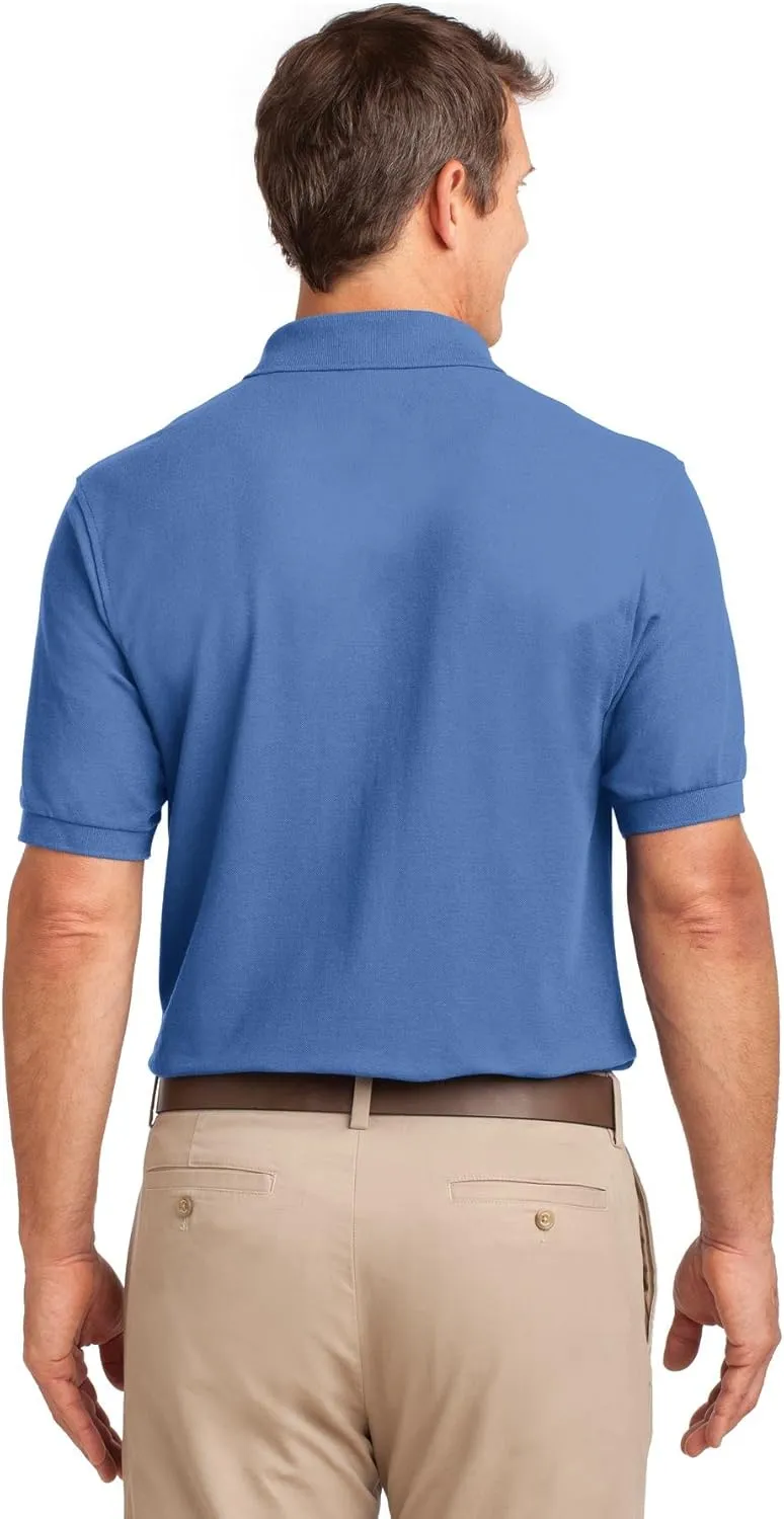 Port Authority Silk Touch Polo with Pocket. K500P