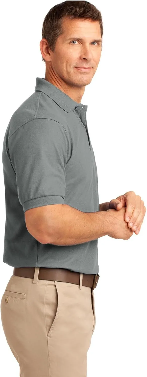 Port Authority Silk Touch Polo with Pocket. K500P