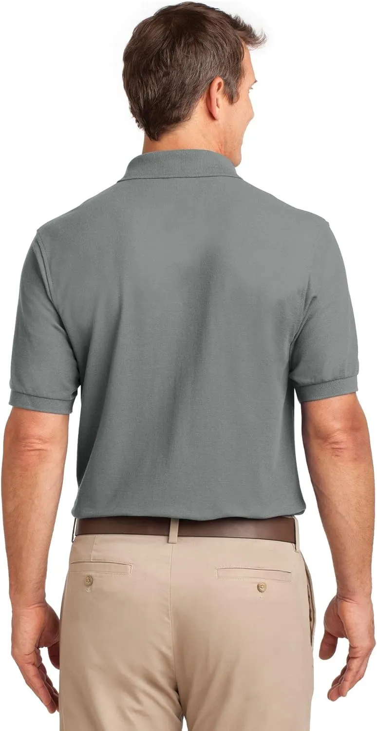 Port Authority Silk Touch Polo with Pocket. K500P