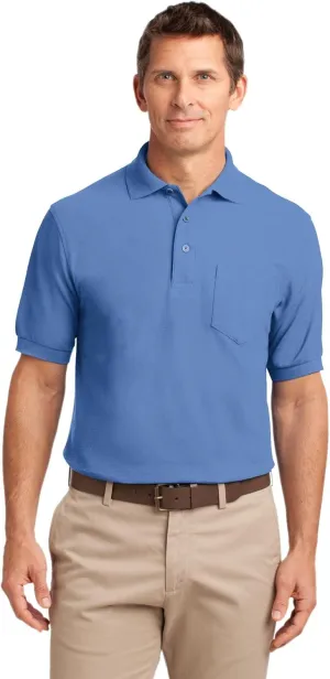 Port Authority Silk Touch Polo with Pocket