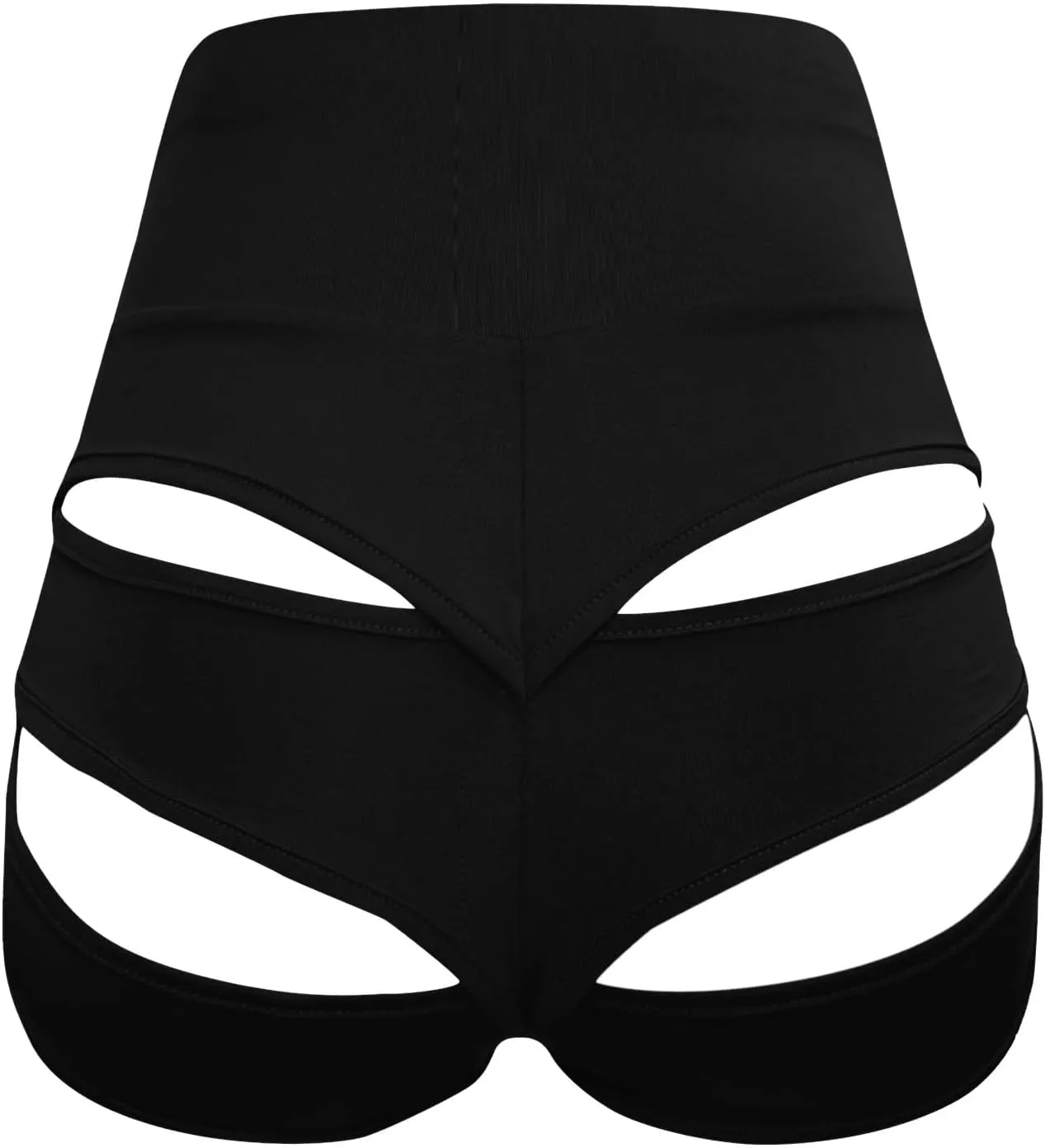 Running Shorts for Women Crossover High Waisted Tummy Control Athletic Yoga Short Ruched Booty Lifting Leggings