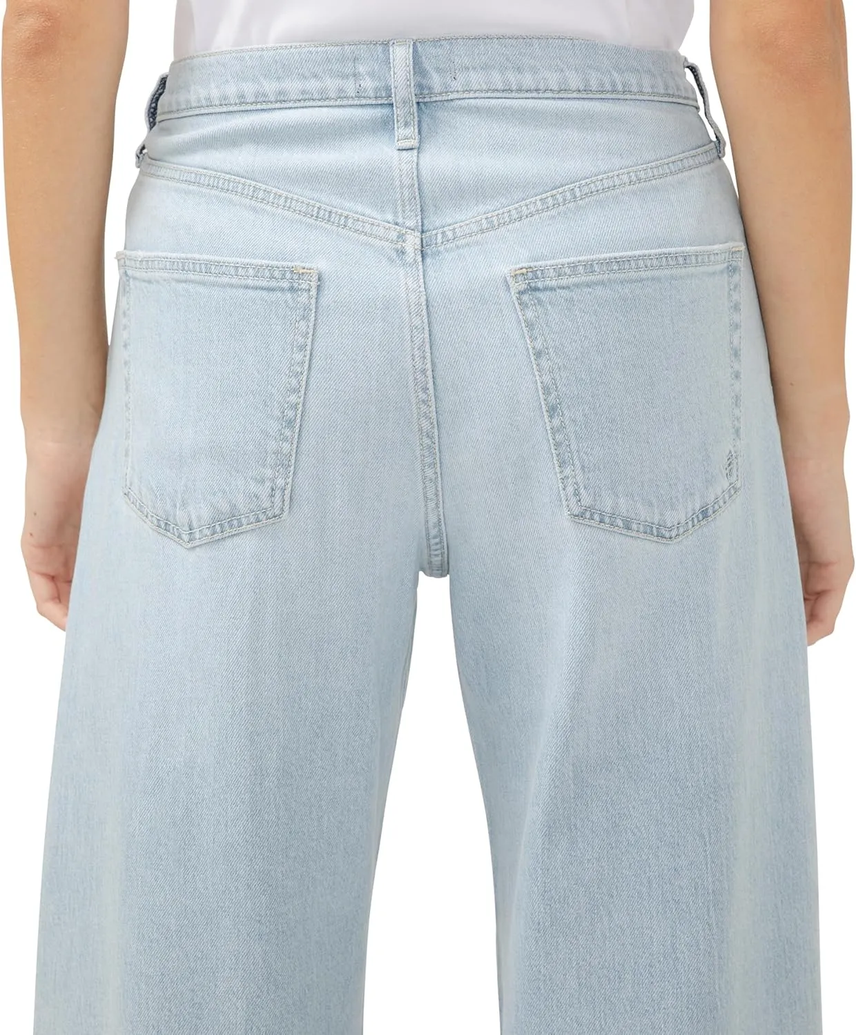 Silver Jeans Co. Women's Be Easy Straight Leg Drawstring Jeans