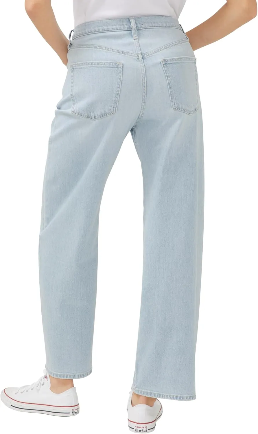 Silver Jeans Co. Women's Be Easy Straight Leg Drawstring Jeans