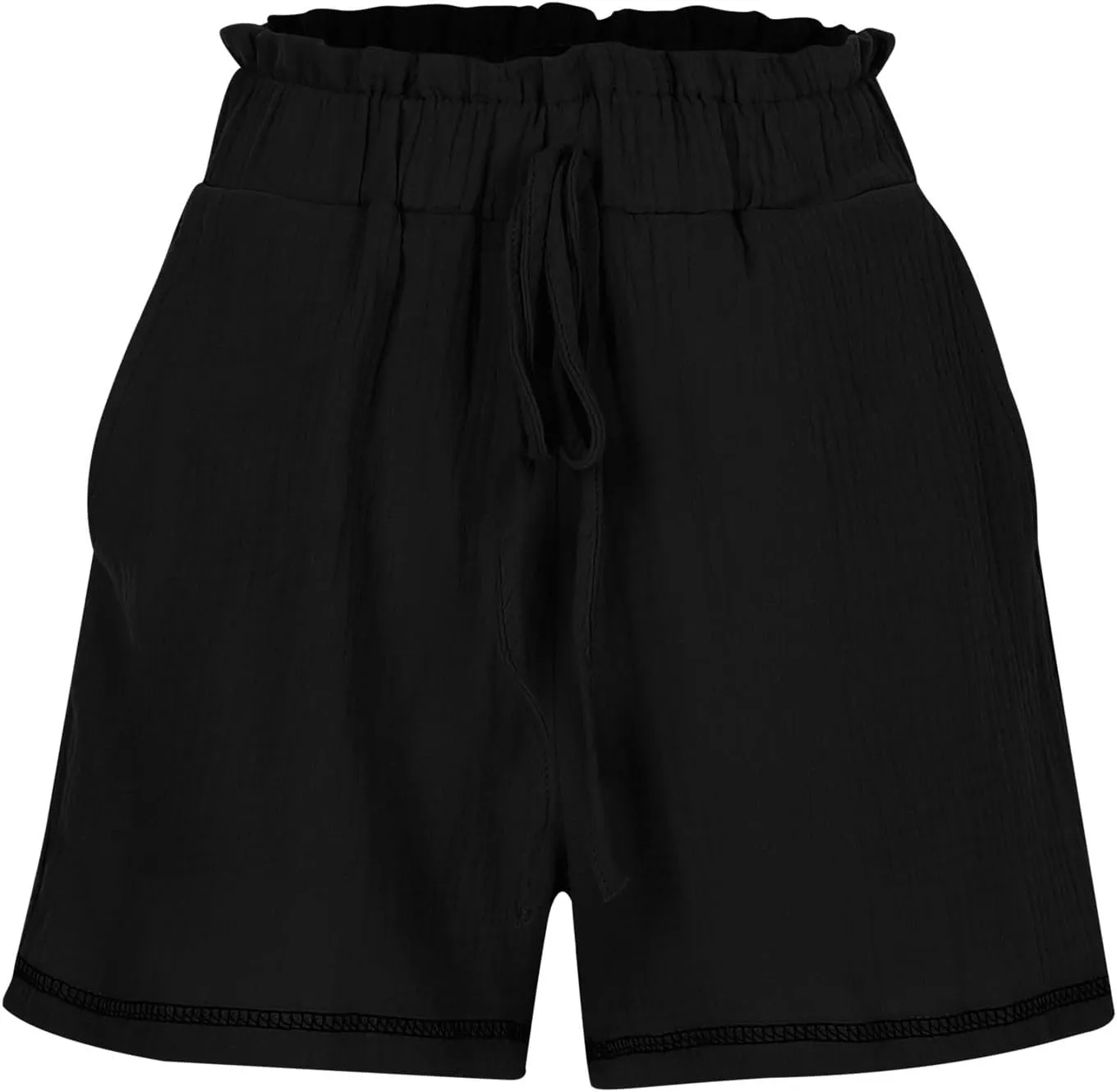 Summer Shorts for Women Drawstring High Waisted Casual Lounge Shorts Lightweight Comfy Beach Short Pants with Pockets