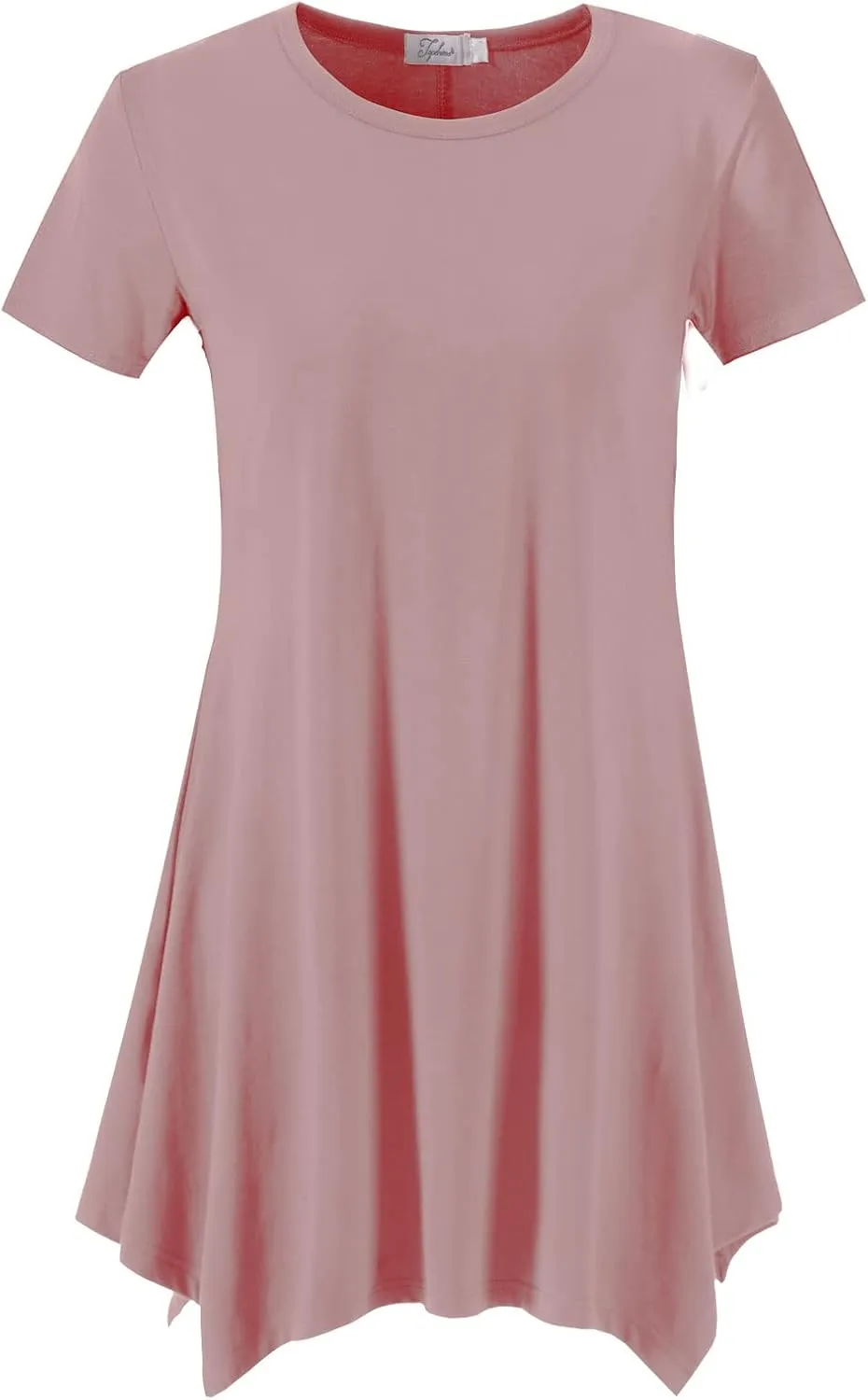 Topdress Women's Loose Fit Swing Shirt Casual Tunic Top for Leggings