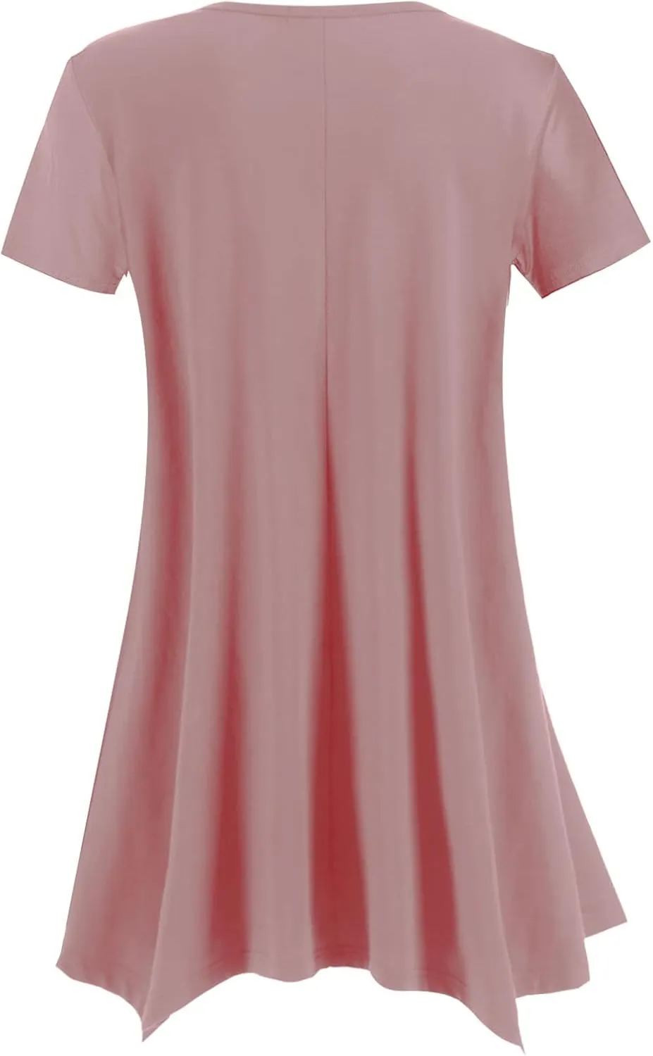 Topdress Women's Loose Fit Swing Shirt Casual Tunic Top for Leggings