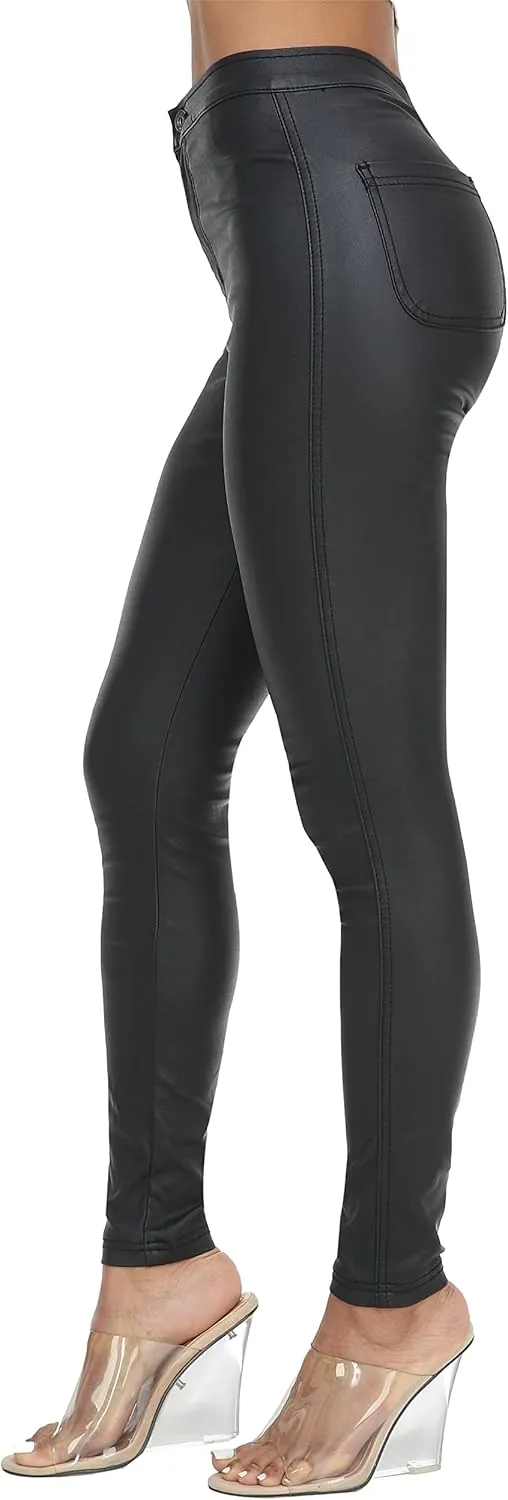 WAYRUNZ Womens High Waisted Pants Stretch Legging Jeans