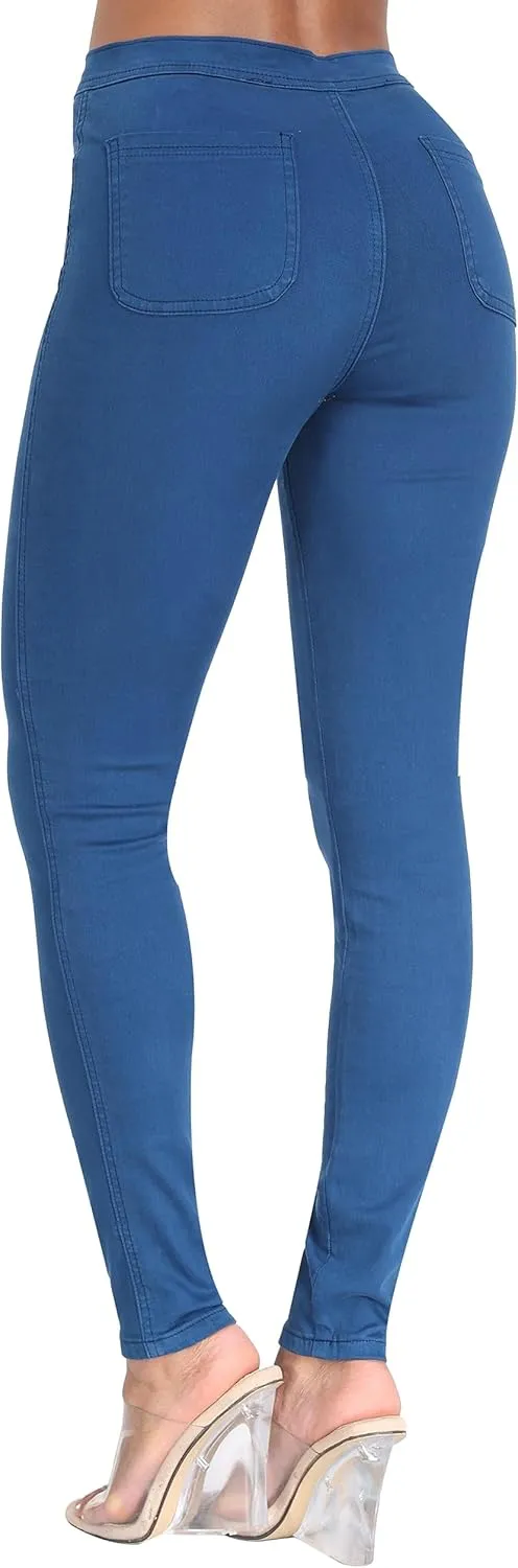 WAYRUNZ Womens High Waisted Pants Stretch Legging Jeans