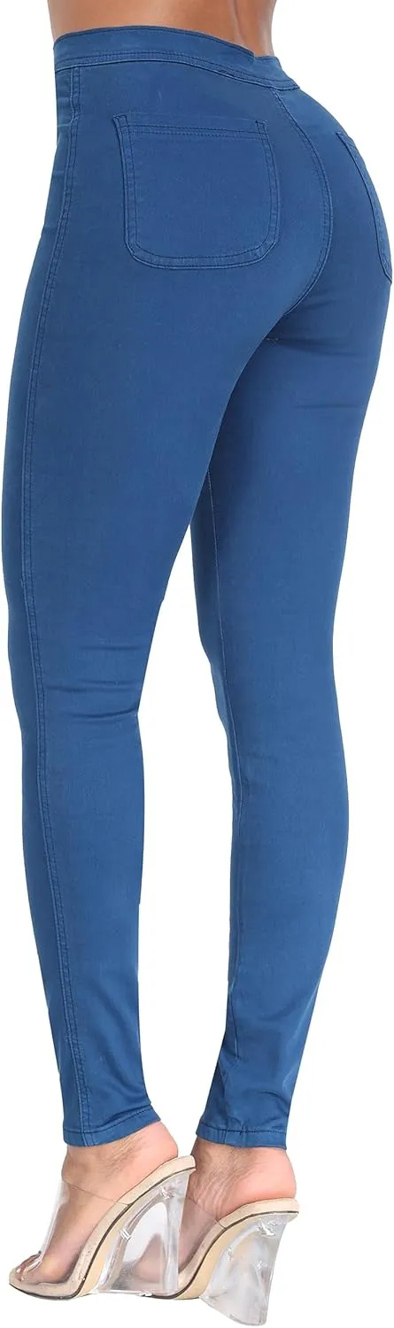 WAYRUNZ Womens High Waisted Pants Stretch Legging Jeans