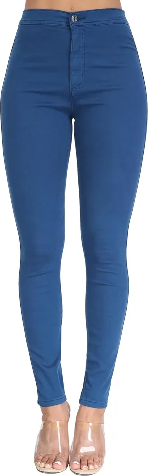 WAYRUNZ Womens High Waisted Pants Stretch Legging Jeans