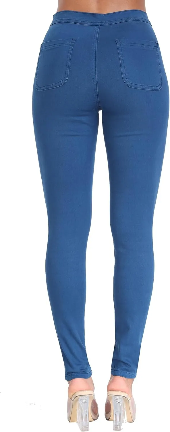 WAYRUNZ Womens High Waisted Pants Stretch Legging Jeans