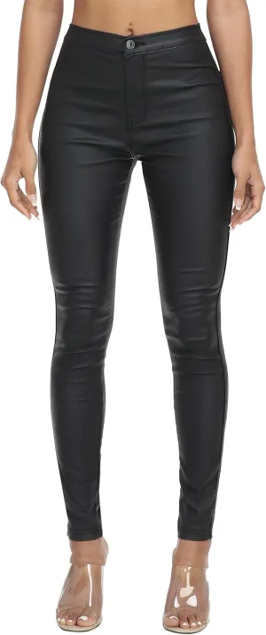 WAYRUNZ Womens High Waisted Pants Stretch Legging Jeans