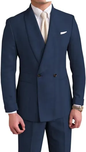 Wedding Mens Linen Suit 2 Pieces Linen Suits for Men Slim Fit Shawl Lapel Beach Wedding Groomsmen Linen Suit 2024