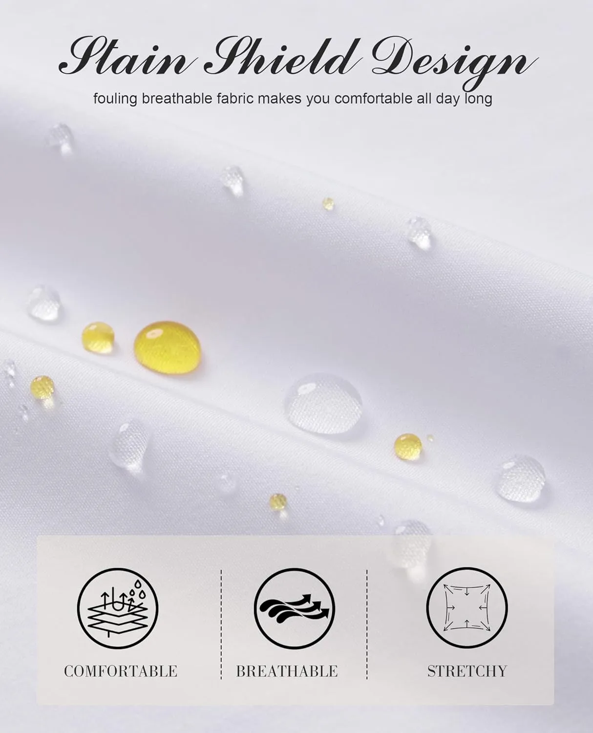 Women's Button Down Shirts Long Sleeve Dress Shirts Collared Fitted Work Office Blouse Tops Wrinkle Free