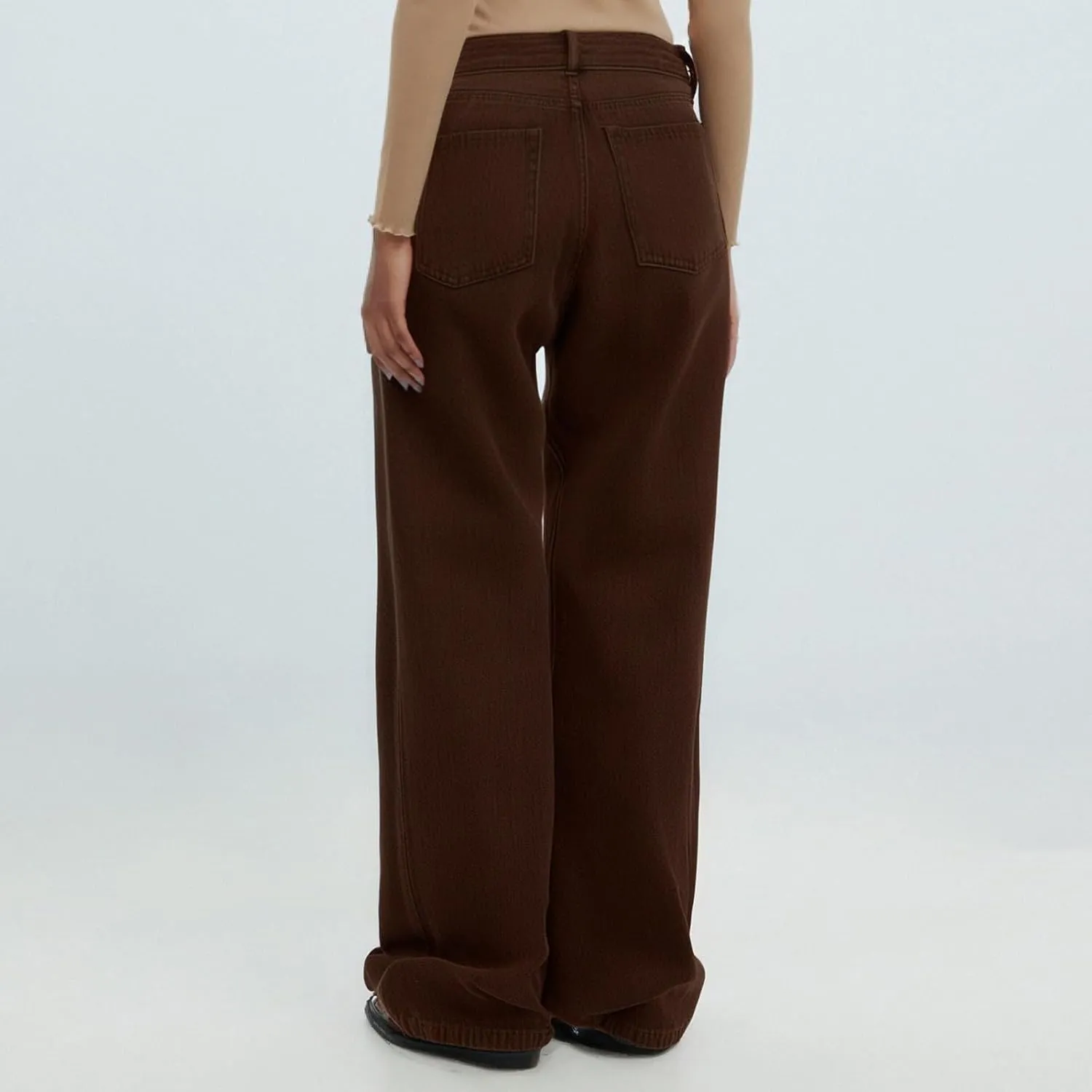 Women's Fashion Casual Vintage Wide Leg Dressy Loose Fit Jeans