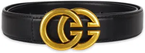 Women's Leather Belt with Buckle - Ideal for Dresses, Jeans, and Coats