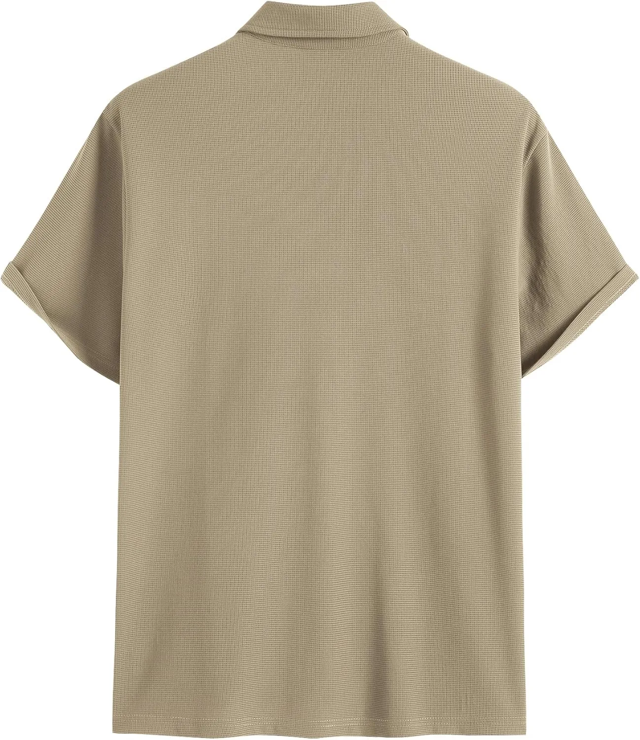 ZAFUL Men's Casual Button-Down Shirts Short Sleeve Striped Dress Shirts Button Down Tops
